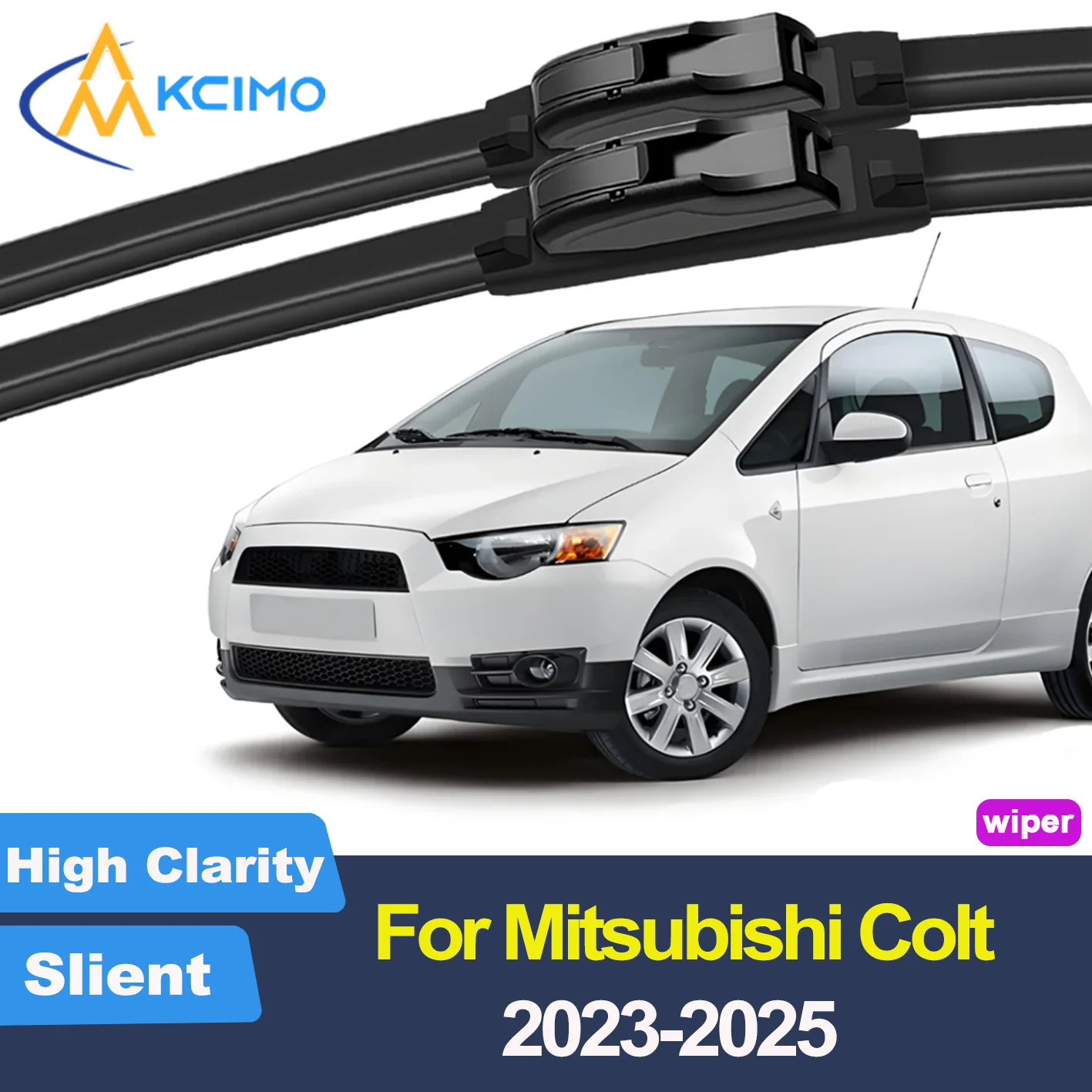 

2PCS New Wiper Blades for Mitsubishi Colt 2023-2025 Renault Lutecia (Japan) Renault Clio Front Windshield Auto Wipers Blade