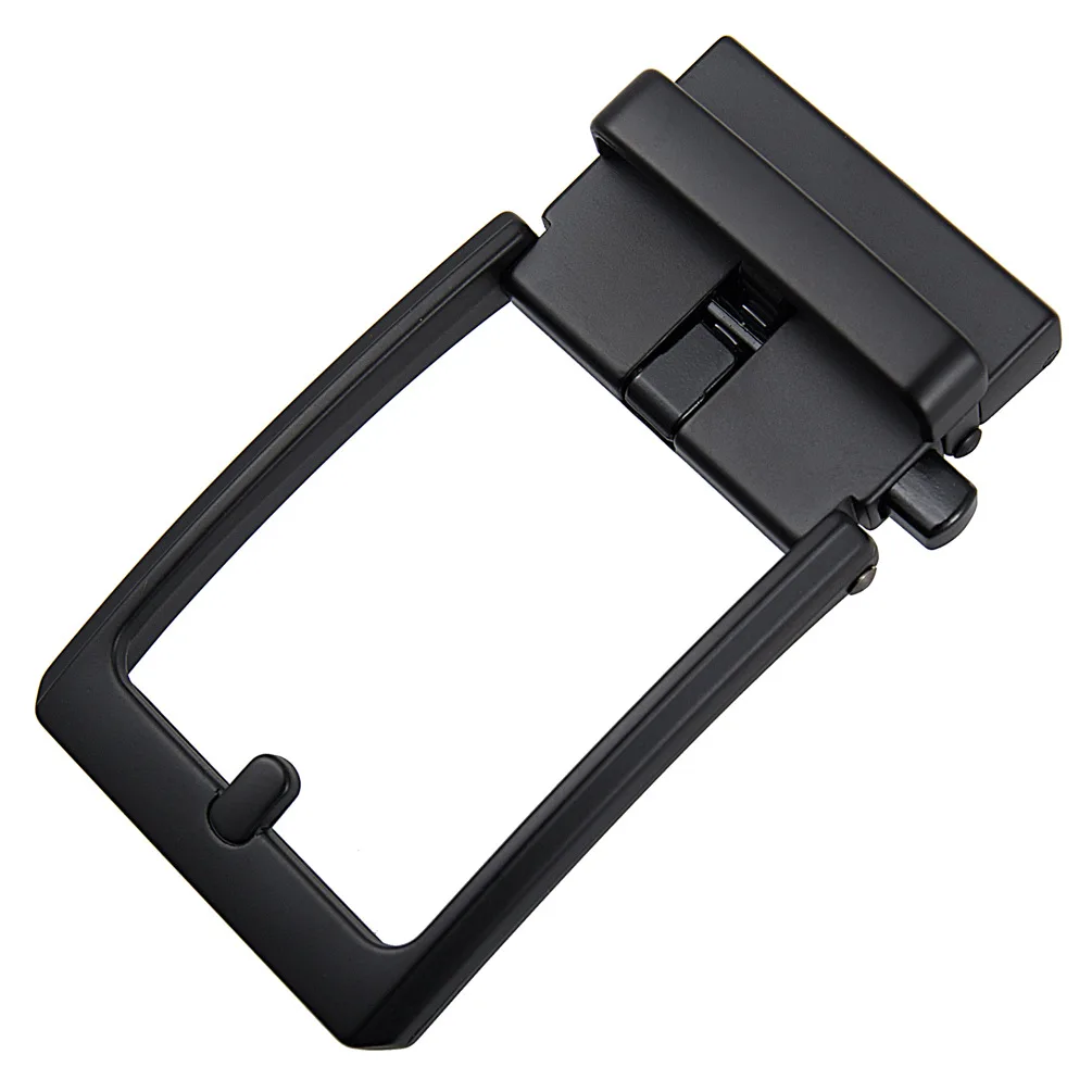 Fivela Automática Masculina para Cintos de 3,5cm de Largura, Fivela de Cinto Masculina de Qualidade para Negócios, Acessório de Cinto Prata Gunmetal