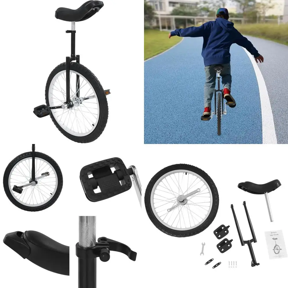 

18,1-дюймовое колесо для уличного унициклета с регулируемой высотой сиденья, велотренажер для взрослых и детей, для занятий спортом на открытом воздухе, фитнеса и велоспорта