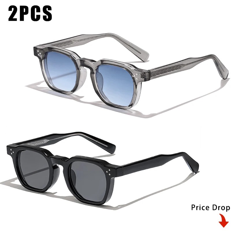 1/2/3 Paar CATERSIDE Modische Herren-Sonnenbrillen Retro Markendesign Polycarbonat-Rahmen Sonnenbrillen für Damen Reise- und Party-Brillen – Detail 10