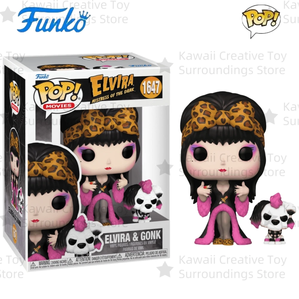 

Buddy Elvira & Gonk 1647 Vinyl Figure 4.45 and 1.75-inches Funko Pop Figures Collectible Limited Edition Figurine Toy Gift