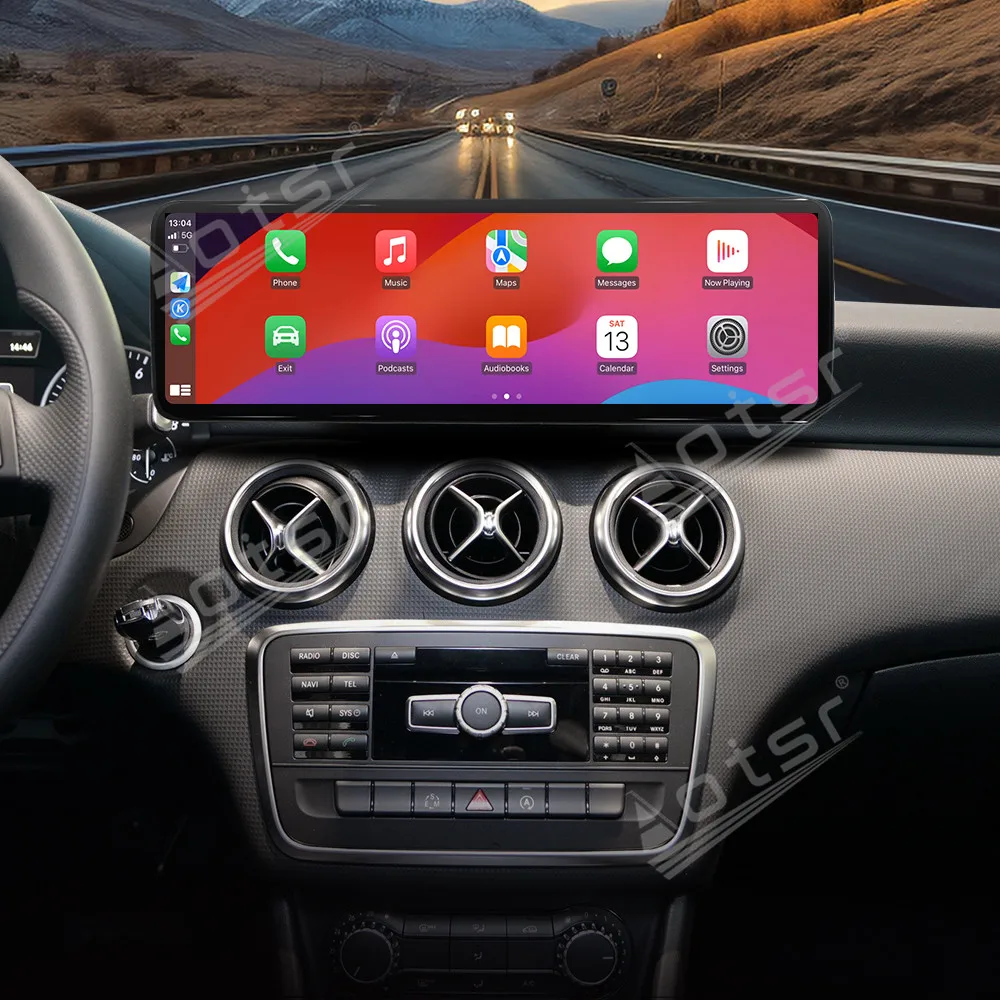 14.9 ''لمرسيدس بنز الفئة E 2013-2014 أندرويد 14 سيارة لتحديد المواقع والملاحة راديو مشغل وسائط متعددة HD شاشة أداة رئيس وحدة