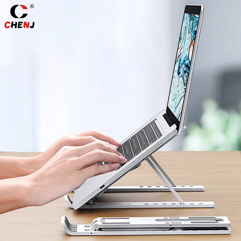 Universal Laptop Stand Adjustable Notebook Holder For Macbook Non-slip Foldable Cooling Base Bracket For Laptop/Tablet/phone