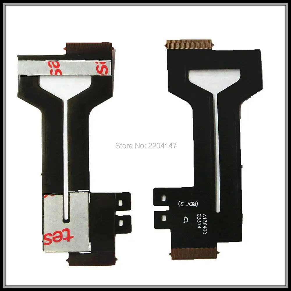 100% NEW Shaft Rotating LCD Flex Cable For Casio EX-ZR50  ZR51 ZR55 Digital Camera Repair Part