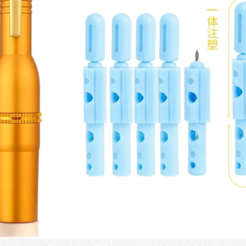 

Single-head/3 Headed Blood Piercing Pens,for Cupping Clearing Blood Stasis Massage Relaxtion + 50pcs Lancet Needles