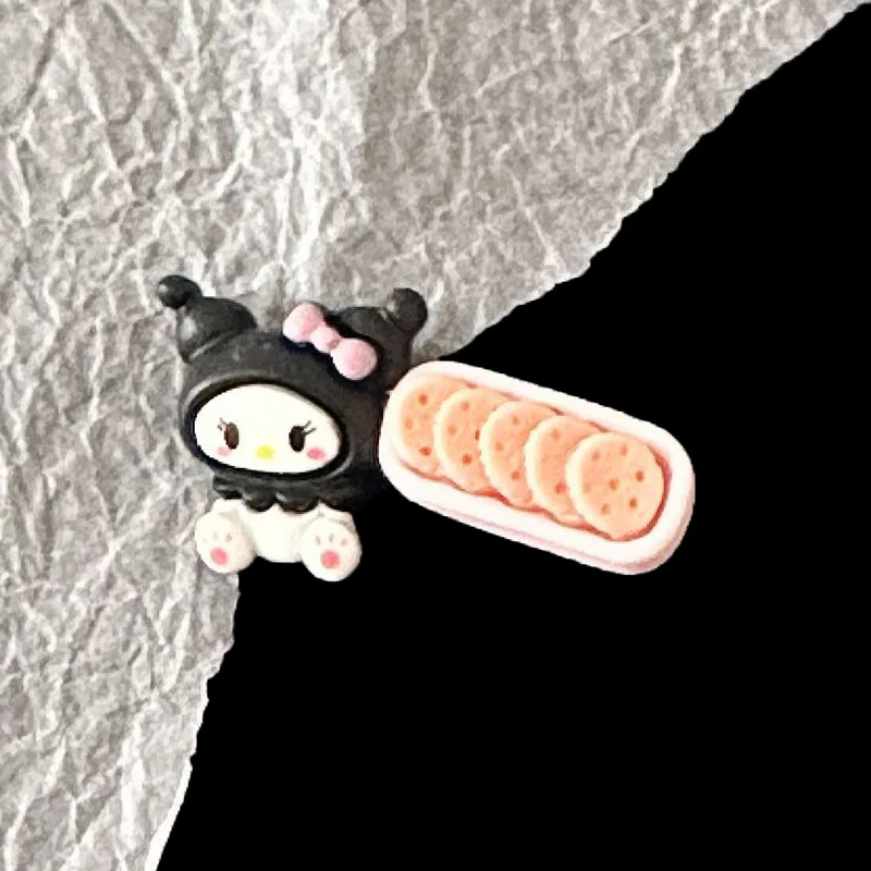 Bonito Sanrio dos desenhos animados clipe de cabelo, Olá Kitty, Kuromi Melody, Duckbill Clip, doce cabelo menina Pin, Bangs Side Clip, presilha Headwear