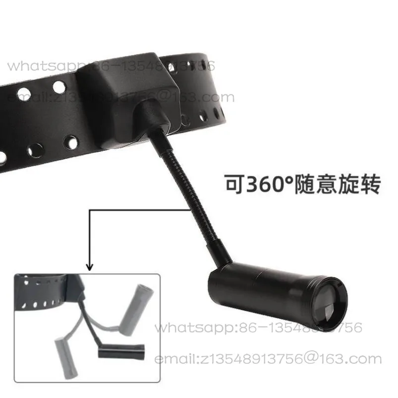 LED wireless head-mounted high-brightness inspection light is available in stock quickly.