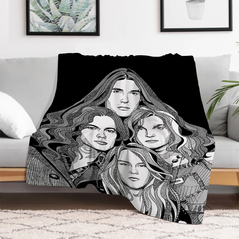 

Rock Band Alice In Chains Blanket Sofa Blankets for Bed Winter Bedspread the Knee Warm Baby & Throws Bedspreads Double Comforter