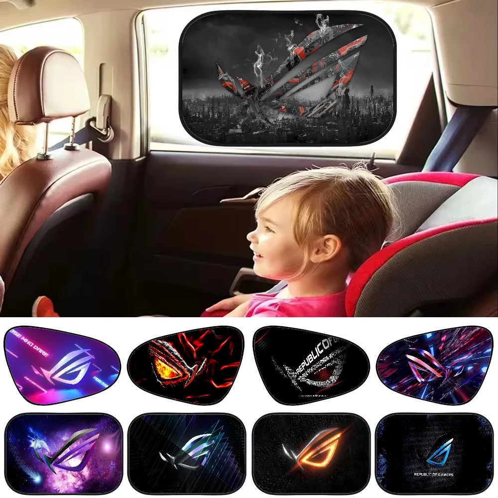 

Asus Play Game Side Window Sun Shade For Car Electrostatic Curtains Anti-Glare Car Sun Protection Cover 99.9% UVR Blocking