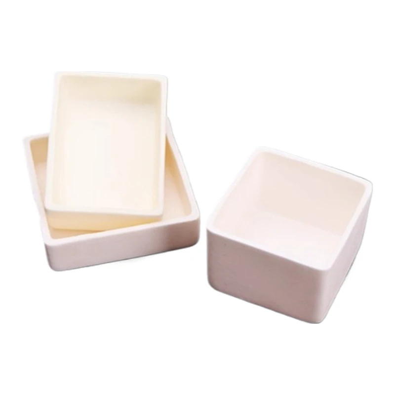 Dental Corundum Sintering Tray Porcelain Tooth Sintering Furnace Crucible for Crystallization High Temperature Resistance
