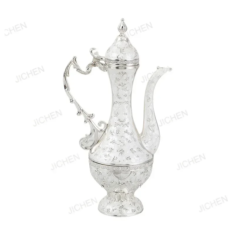 

Набор бокалов для вина HZ HS, атмосферный бытовой металлический кувшин для вина в европейском стиле, чашка-непроливайка, элегантный подарочный орнамент