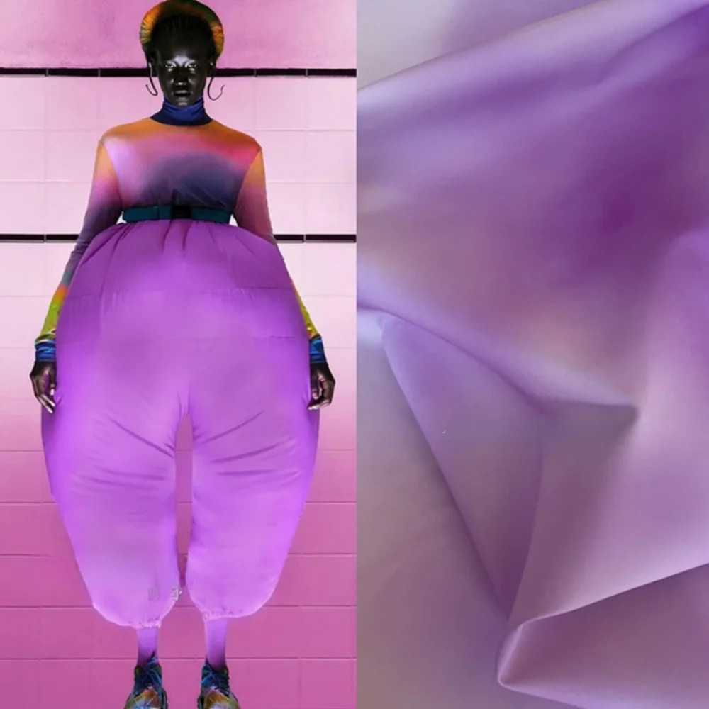 

Ткань из искусственной кожи, светочувствительная, меняющая цвет, от белого до фиолетового цвета, креативные ткани для материалов «сделай сам», оптовая продажа, ткань