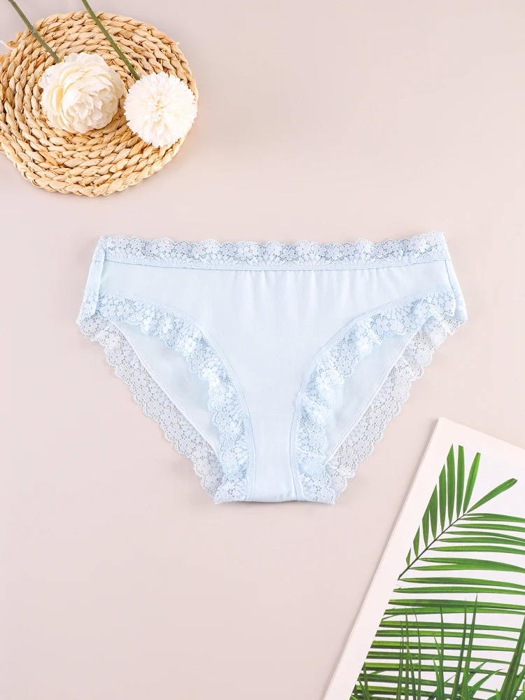 ALDOLA-Slip en dentelle sans couture pour femme, culotte confortable en coton respirant, sous-vêtement de sport pour fille, lingerie féminine, ensemble de 5 pièces