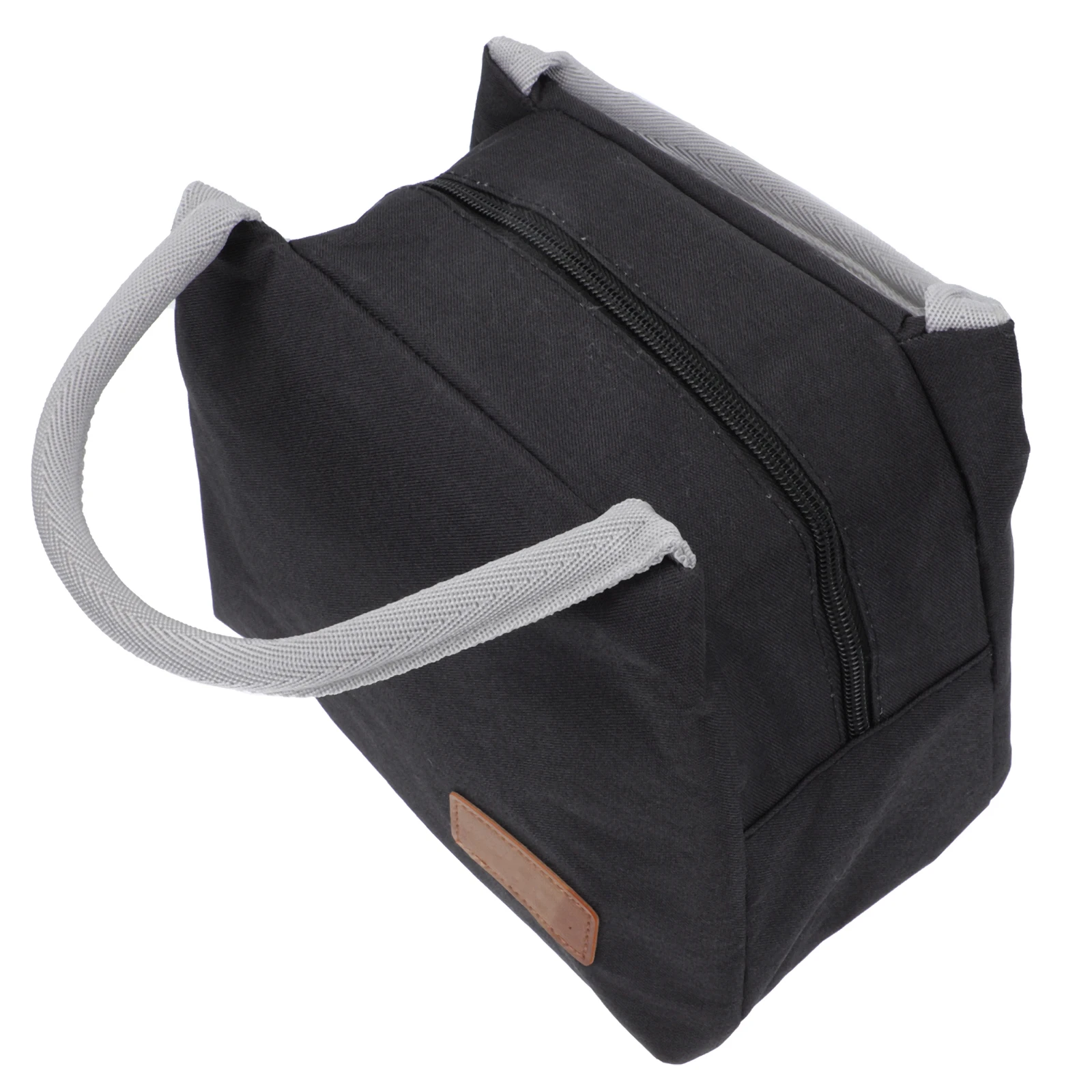 

1Pcs Black Portable Thermal Insulation Bag Thickened Aluminum Foil Multipurpose Lunch Tote Cooler Bag Food Delivery