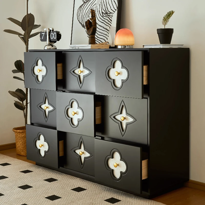 

# LLuxury Creativity Interior Wooden Chest Of Drawers KomodaDrewnianaFurniture MidCentury Elegant Living Room Cabinet Minimalist