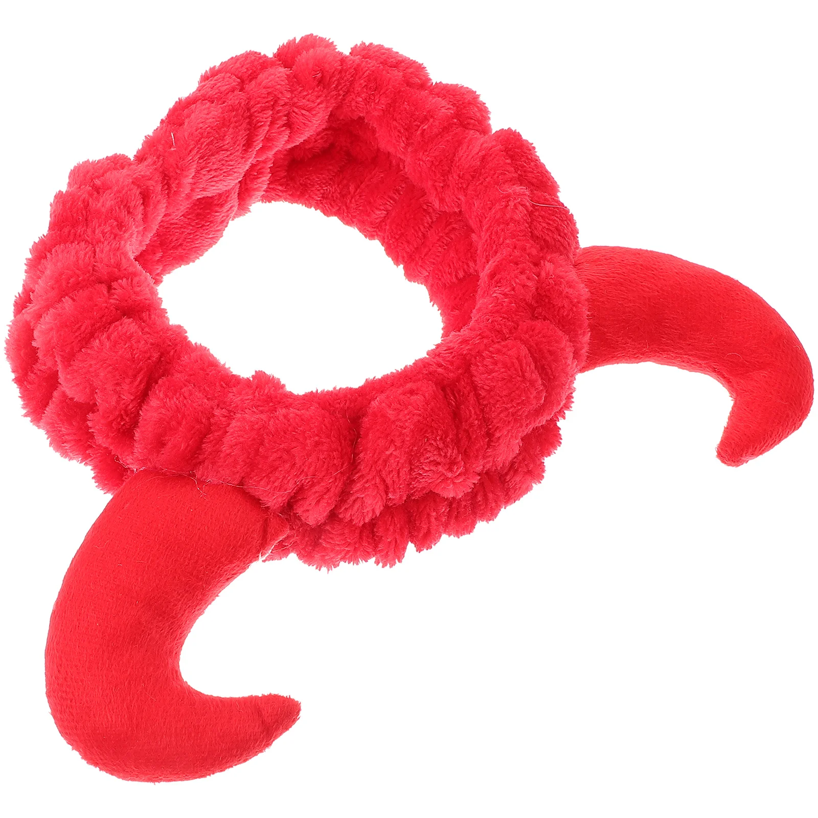 Hair Band Headband Skin Care Headbands Cute Horn Adult Clean for Washing Face Plush Make up