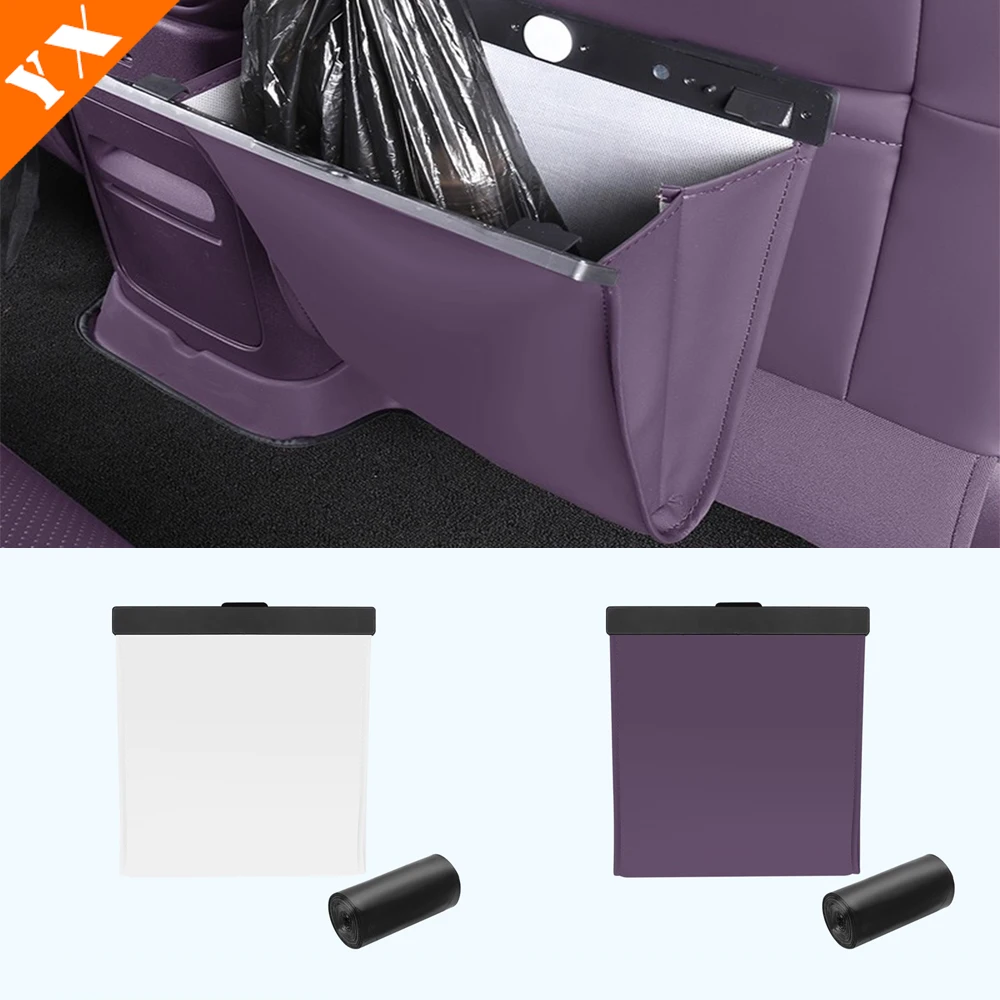 

2025 2026 For Leapmotor B10 accessories Original Color Car Garbage Bag, Car Backrest Garbage Bin, Car Garbage Storage Bag