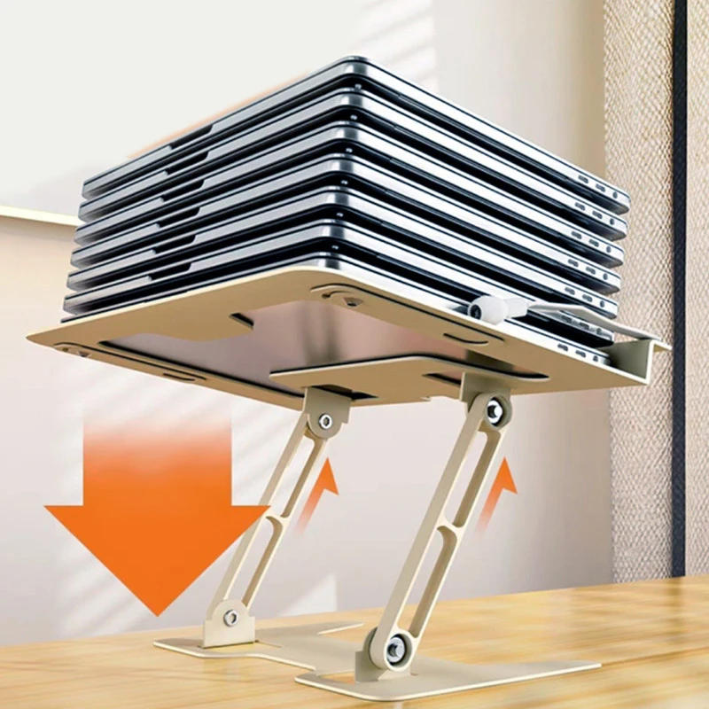 [ZY44] Adjustable Metal Reading Book Holder Tablet Phones Cooling Stand Bracket For Ipad Pro For Tab For Homework For Working