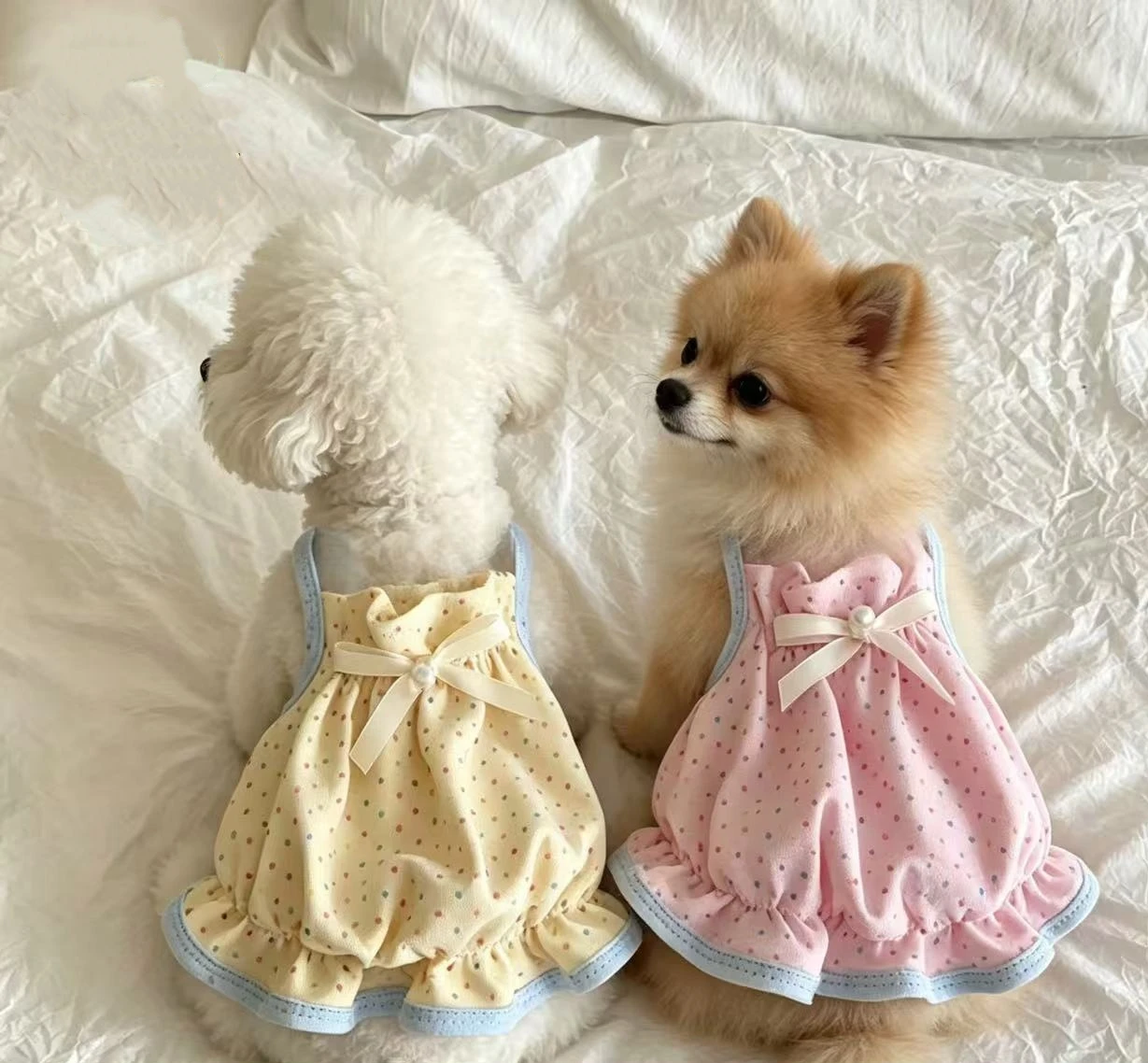 summer fashion dog dress Harikaji Pet Hawaiian Dog Dress, Floral Dog Beach Outfit, Breathable Doggy Summer Clothes Dog Shirt for Cat Small Medium Dogs Tree-Shirt 2XL