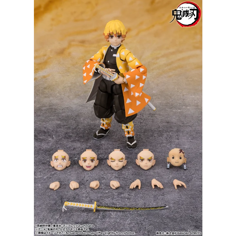 

【Pre Sale】Original BANDAI SPIRITS S.H.F Demon Slayer: Kimetsu No Yaiba Agatsuma Zenitsu Toys Finished Ornaments