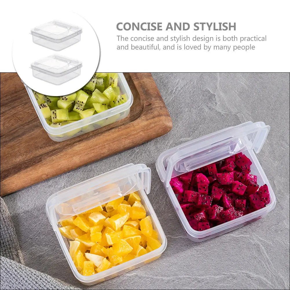 

2pcs Cheese Storage Containers Food Grade Plastic Cheese Slice Holder Kitchen Fridge Organization Butter Bacon Keeper