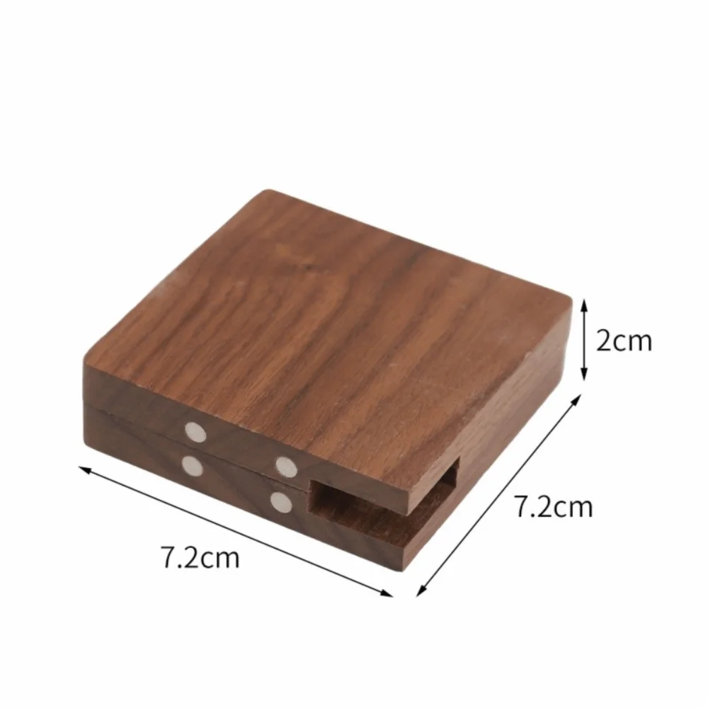 Mini Watercolor Painting Case Magnetic Lid 24 Grids Watercolor Paint Box Wooden Gouache Paint Storage Artist Travel Palette