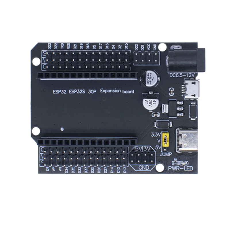 ESP32-ontwikkelboard Met CH340 – 2 Stuks, WiFi + Bluetooth, Type-C, Compatibel Met Arduino