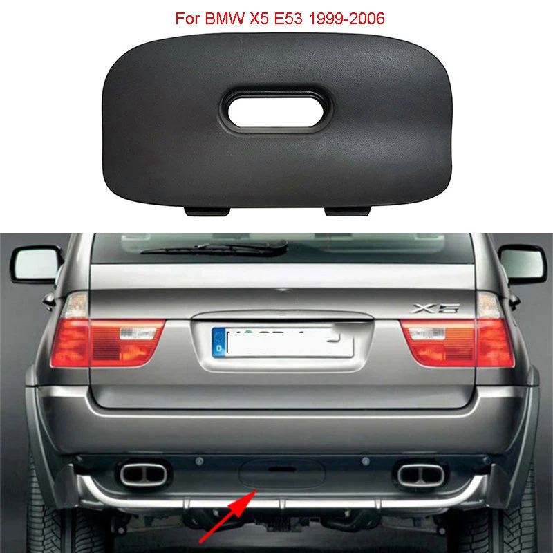 

Auto Rear Bumper Towing Tow Hook Eye Cover Cap for BMW X5 E53 1999 2000 2001 2002 2003 2004 2005 2006 51128402327