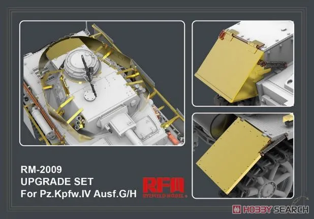 RyeField RM2009 1/35 مقياس صور محفورة جزء ترقية سلسلة مجموعة ل PzKpfw IV Ausf G/H خزان هواية الحرفية لعبة الجمعية أطقم منمذجة