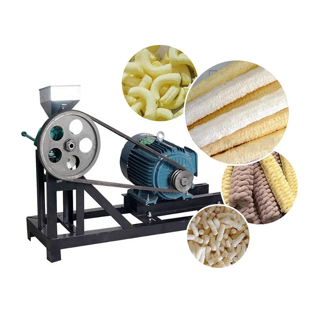 Corn Pop Puff Snack Making Machine Food Puffing Machine Corn Puff Extruder