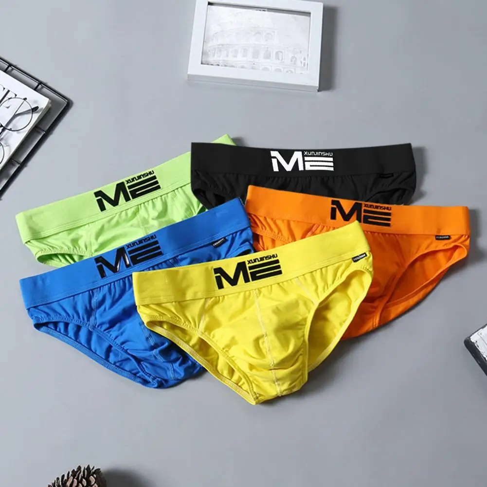 Low Rise Young Men Panties Men Briefs U-shaped Bag Front Fly Comfortable Pouch Boxer Briefs Breathable Men Boxer Brief Underwear