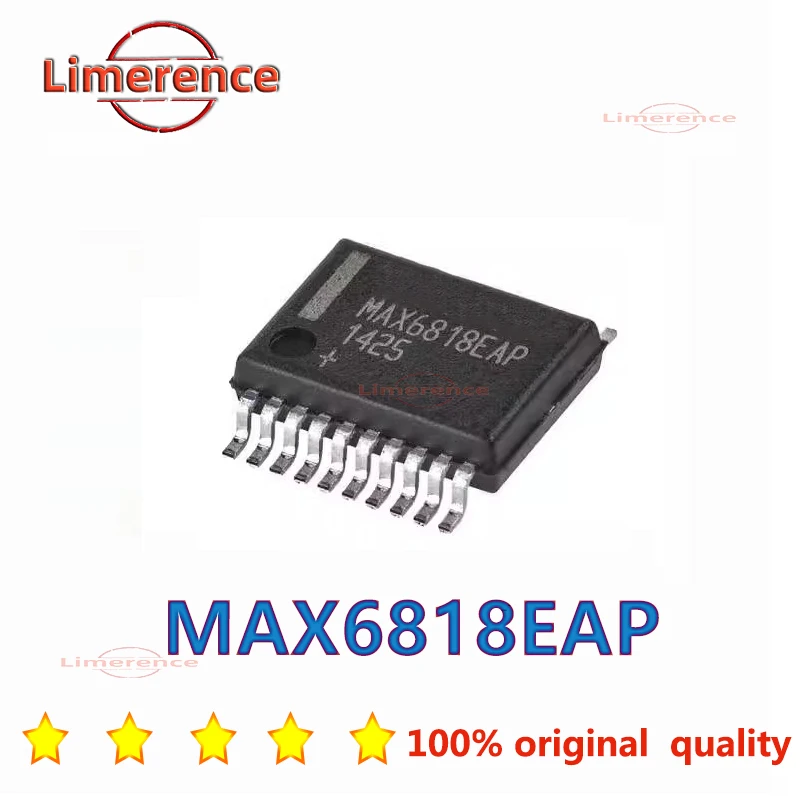 5pcs MAX6818EAP MAX6818 SSOP IC INTERFACE SPECIALIZED 20SSOP