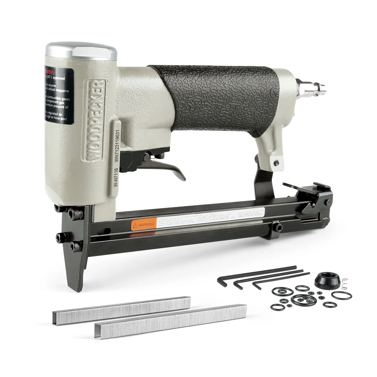 

Woodpecker 7116 nail gun, No. 22 pneumatic cushion stapler, 71 series stapler, fine thread stapler for furniture and fabrics