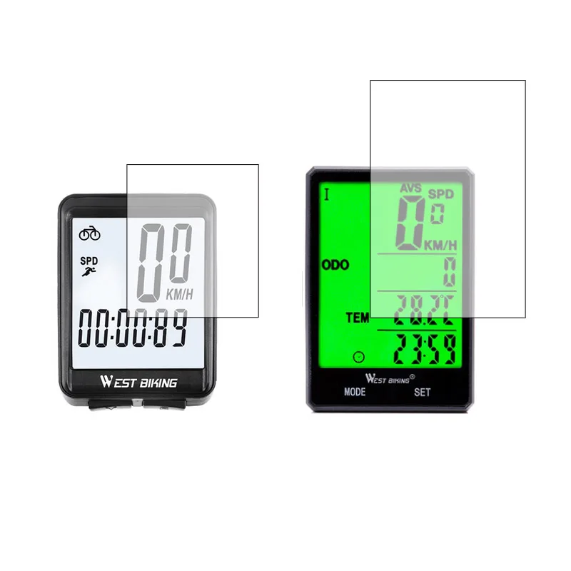 3 Tấm Bảo Vệ Màn Hình Trong Suốt Bao Da Bảo Vệ Cho INBIKE/Tây Đạp Xe Đồng Hồ Tốc Độ Xe Đạp Đồng Hồ Đo Xe Đạp Phụ Kiện Máy Tính