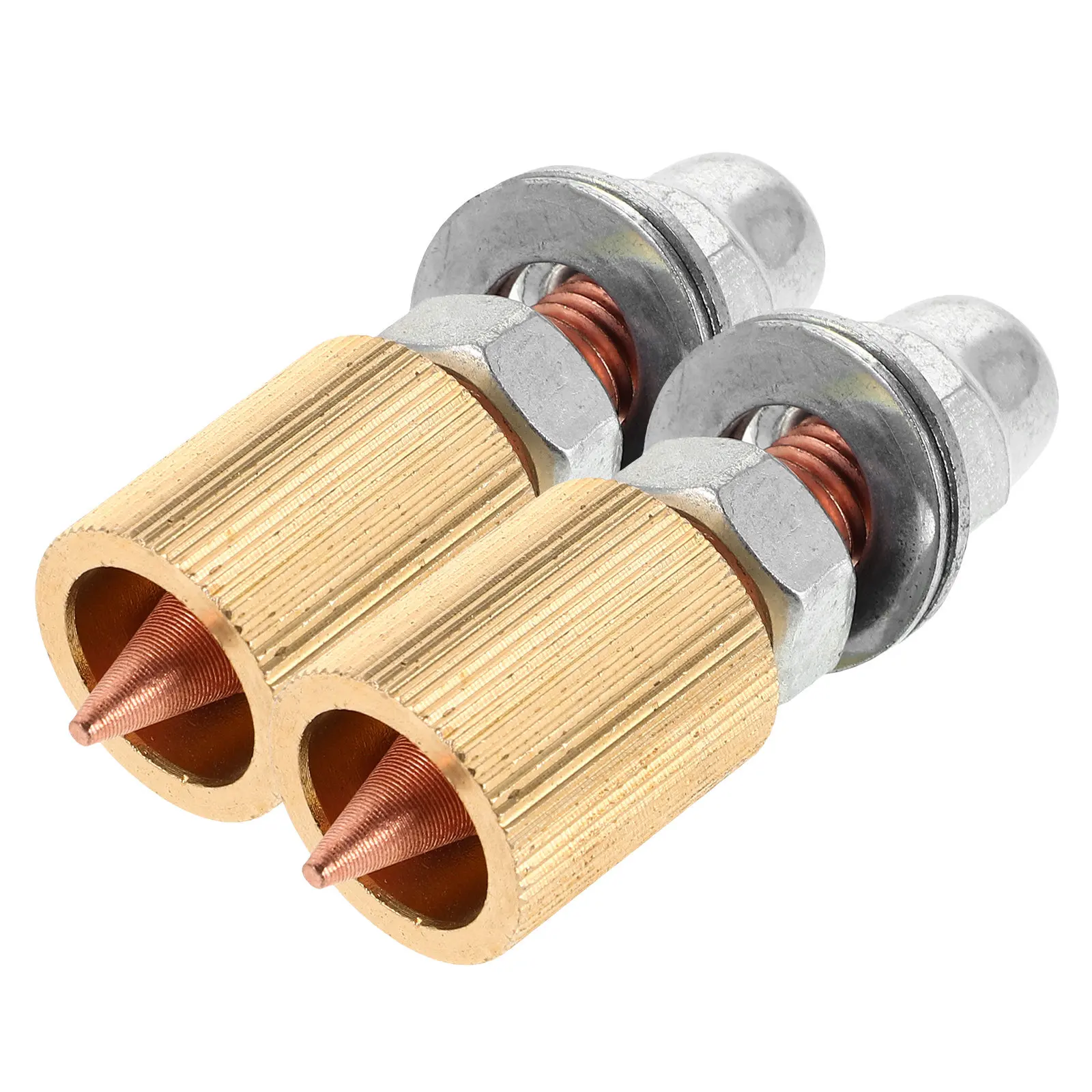 2Pcs Dent Puller Chuck for Sheet Metal Repair Sturdy Copper Collet Automotive Bodywork Restoration Tool Car