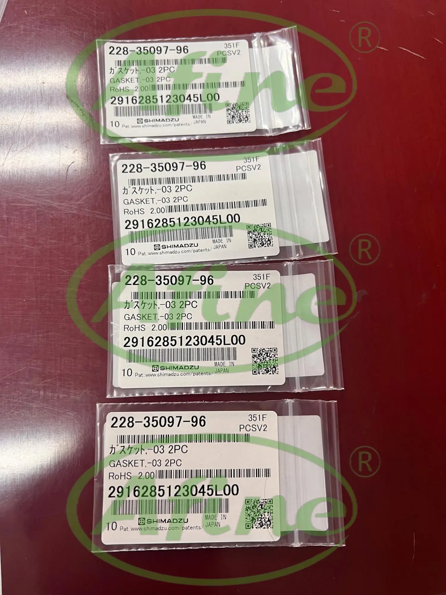 AFINE SHIMADZU 228-35097-96 Прокладка для I-Series 3D LC-2030C 3D, LC-2040C 3D 2/PK