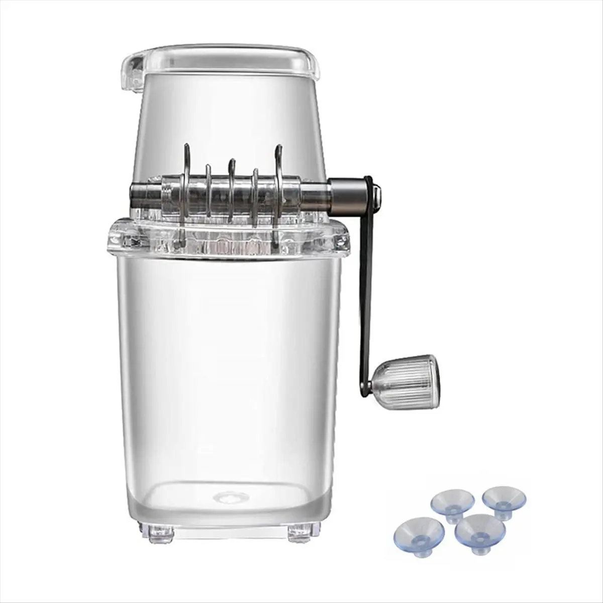 A20I Ice Crusher Manual Rotary Ice Crusher Cocktails Machine Ice-Cube Crushed Smoothies Ice Crusher Machine Home A