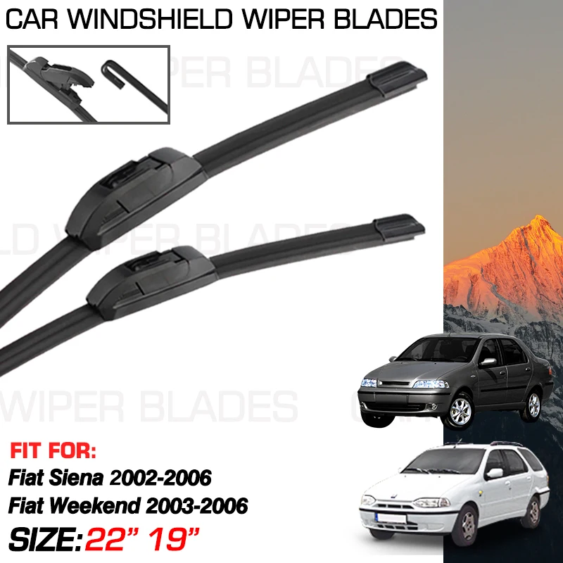 

For Fiat Palio Sedan Fiat Siena 178 Phase II Dodge Vision 2002-2006 Fiat Weekend 178 2003-2006 Accessorie Car Front Wiper Blades