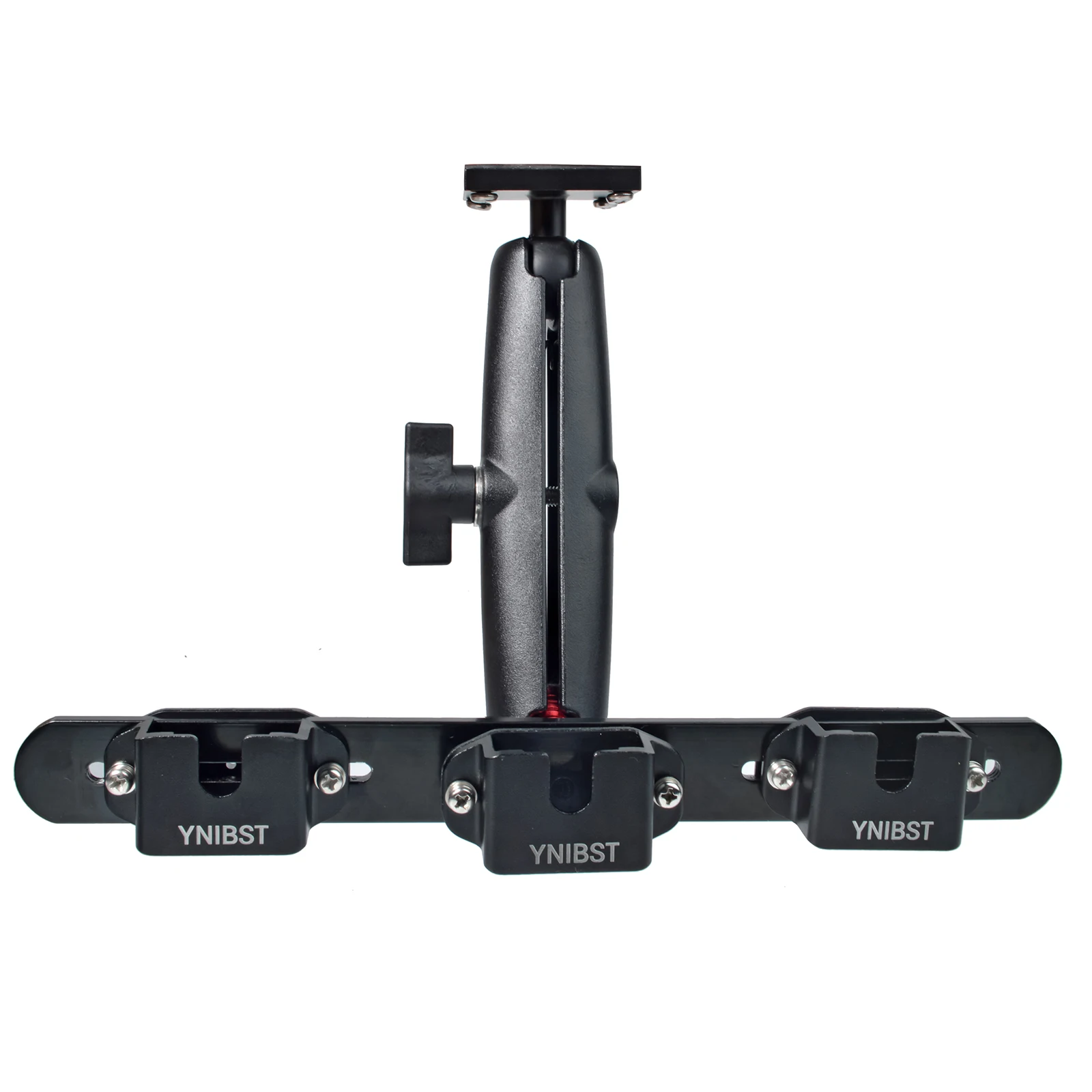 Handheld radio/CB-luidsprekermicrofoonhouder, met zelftappende schroeven Heavy Duty boorbasis voor draagbare tweewegradio en CB-luidsprekermicrofoon