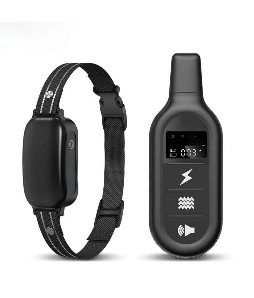 Electric Dog Training Collar 3300ft Remote Control Waterproof Vibration Anti Bark Collar Pet Dog Bark Stop Shock Collar