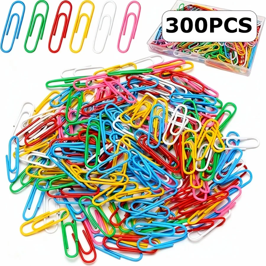 28mm Office Paper Clip, Office Study Document Receipt Clip, Creative Stationery Supplies, Metal Paper Clip,Handmade DIY Material