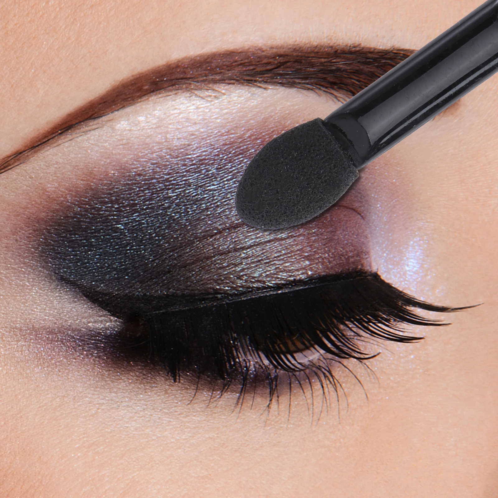 

10 Pcs Eye Shadow Brush Eyeshadow Brushes Makeup Disposable Applicators Sponge Dual Sides