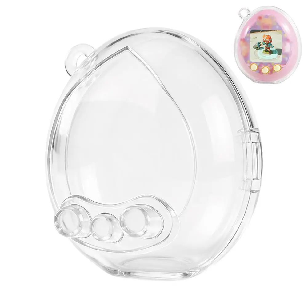 Für Tamagotchi Nano: Transparente Schutzhülle, durchsichtige PC-Hartschale, Zubehör – Detail 1