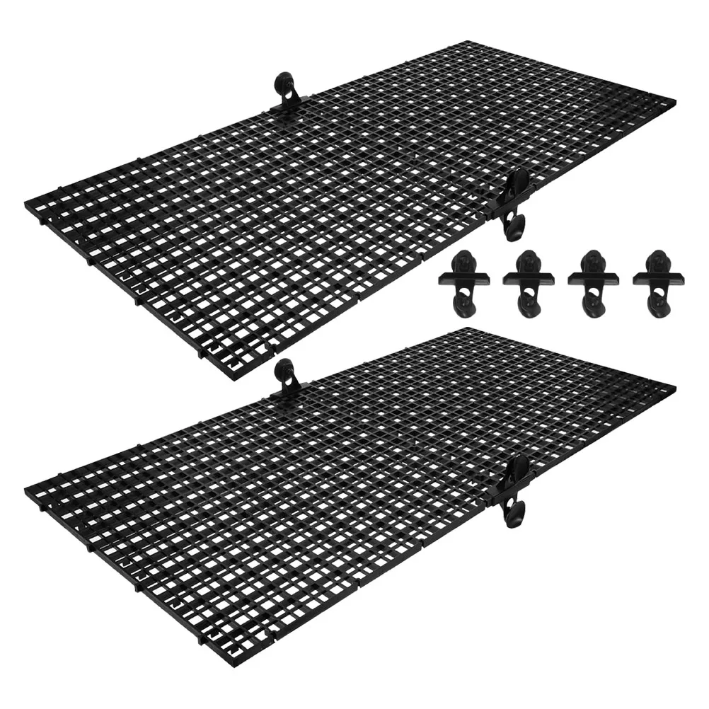 

4 Pcs Fish Tank Isolation Board Clear Mesh Netting Aquarium Screen Fishing Divider Tray Plastic Grid Abs Bottom Plate Betta