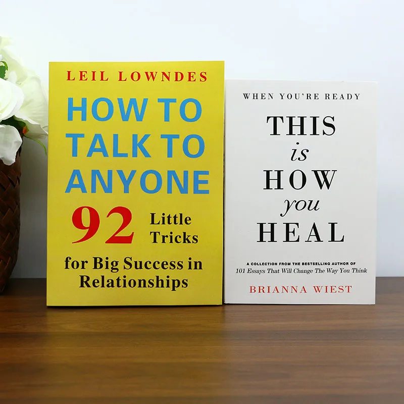 

《How to Talk to Anyone》+《This Is How You Heal》Perfect for Social Skill Builders Self-Healing Enthusiasts Ideal for Chrismas gift
