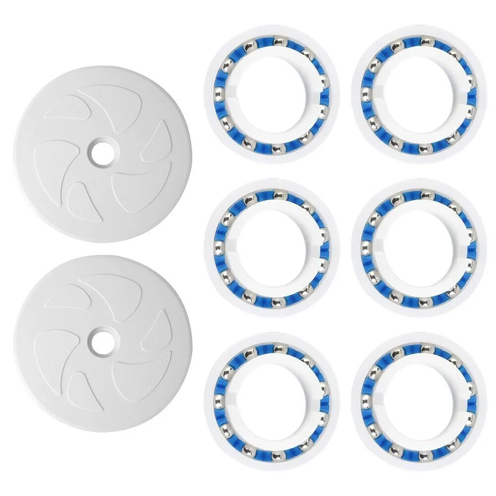 For Polaris Compatible Pool Cleaning Kit for Models 180 and 280 Comprehensive Set with C6 Wheels and Various Bearings