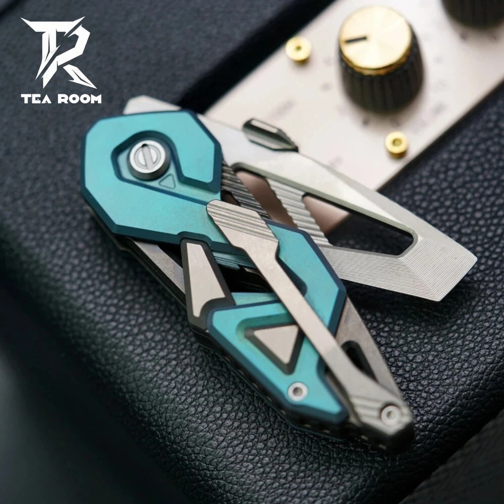 Tea Room EDC TR-1 Crowbar Jade Green Stress Relief Toy EDC Pocket Toy Anxiety Relief Gadgets