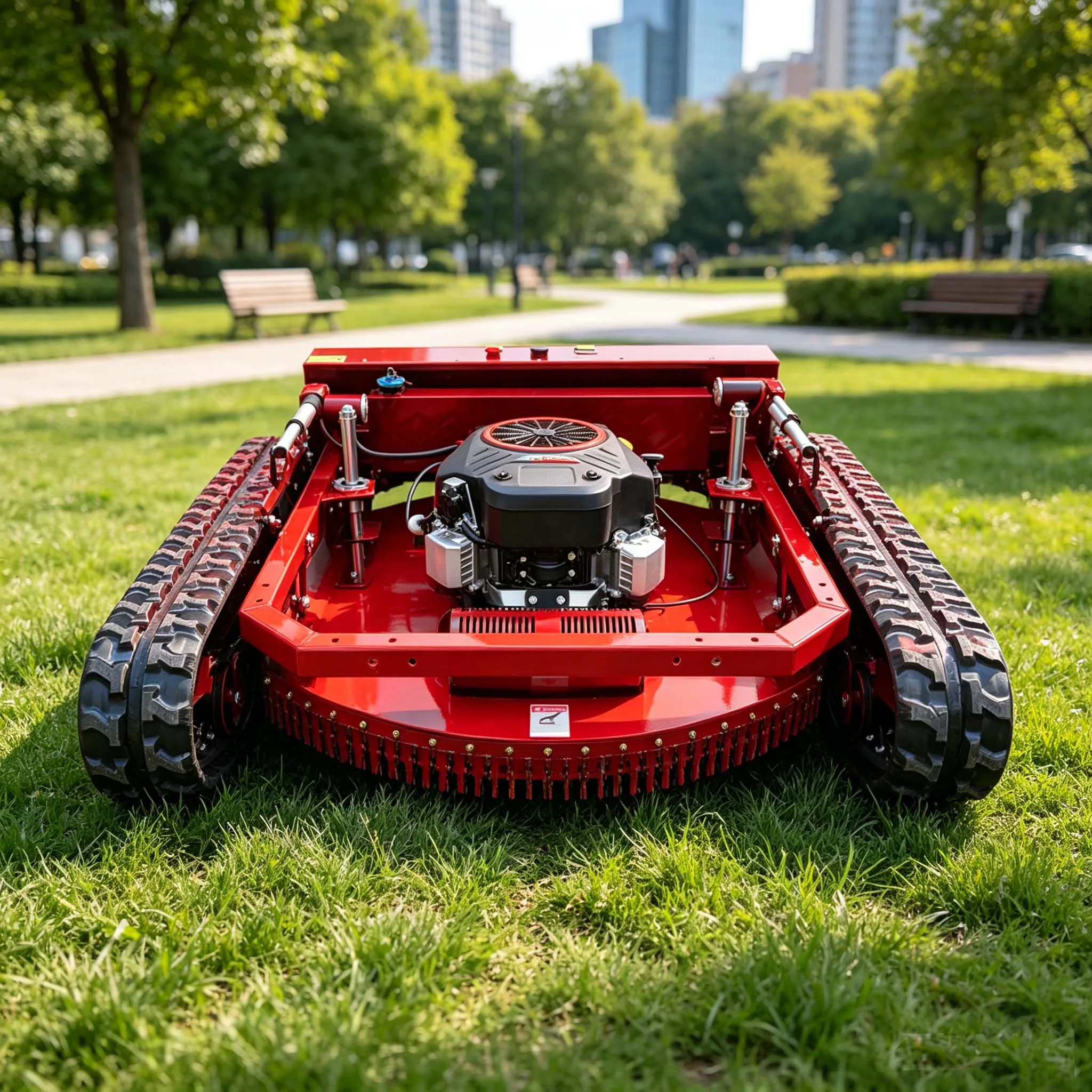 Versatile Remote Control Lawn Mower Adjustable Height Lawn Mower Outdoor Lawn Mower Grass Cutter