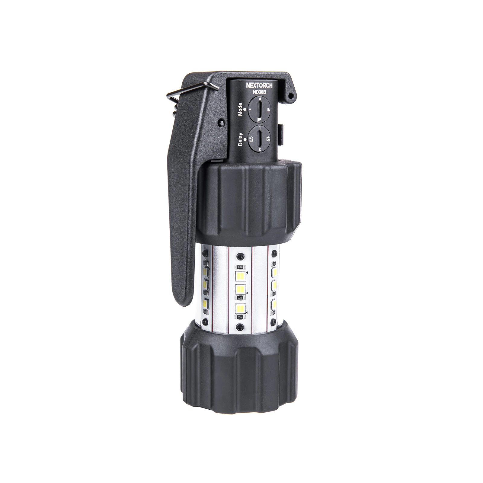 NEXTORCH ND30B 11000 Lumen Tactical Distraction Device 130dB LED Powerful Tactical Flashlight, Portable Quick Pull, 1225 Cd