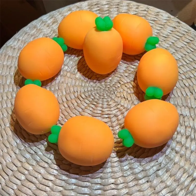 Jouet anti-Stress Simulation carotte légume, pour l'exercice des mains Relaxation, jouet décompression A2UB